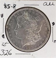 1885 Morgan Silver Dollar AU