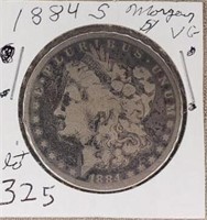 1884S Morgan Silver Dollar VG