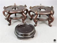 Wood Stands / 3 pc