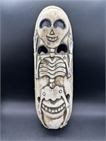 Wooden Skeleton Halloween Wall Decor 20"