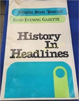 "RENO EVENING GAZETTE HISTORY IN HEADLINES"