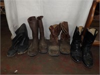 4 Pairs of Men's Boots
