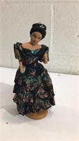 Vintage Fabric Doll 9"