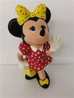 WDP Ceramic Painted Minnie Mouse 9"