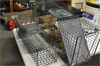 2 Live Animal Traps, 1 Small, 1 Large