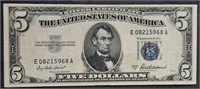 1953-A  $5 Silver Certificate   VF