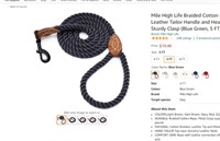 Mile High Life Braided Cotton Rope Leash