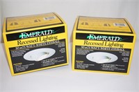 2 NIB Emerald Recessed Lighting Fixtures