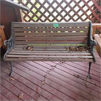 B406 Garden bench Quite weathered