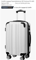 NEW 20" Carry-On Luggage w/ 360° Wheels,