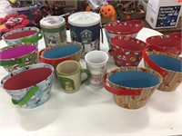 Holiday containers and mugs