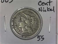 1865 Three Cent Nickel