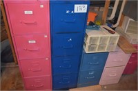 5 MISC FILE CABINETS, ALL 5 FOR 1 PRICE!