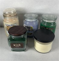 (5) SCENTED CANDLES