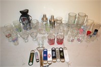 Huge Collection of Bar Ware