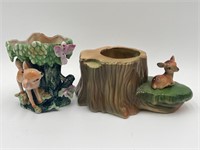 Mid Century Deer Planters