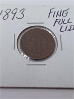 1893 Indian Head Penny