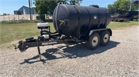 Wylie 1000gal Tender Trailer 8 Lug w/Honda Pump