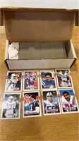 —- 1989 box of loose football cards.  May or may