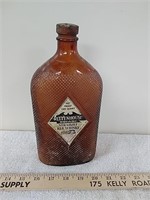 Straight rye whiskey vintage bottle