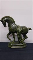 Vintage ceramic horse decor 12x 12 inches