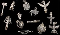 Jewelry Sterling Silver Figural Charms