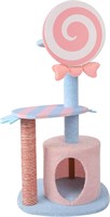 Lucky Monet 3-Tier 38 Pink Cat Tree