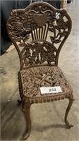 Cute Doll Size Wrought Iron Chair.