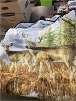 Deer Plush Throw/Blanket