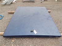 Hard shelled tonneau cover with no cylinders; 69"