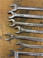 8- assorted large wrenches