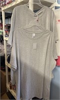 2 size 2xl mens tshirts, 60% cotton, 40 polyester