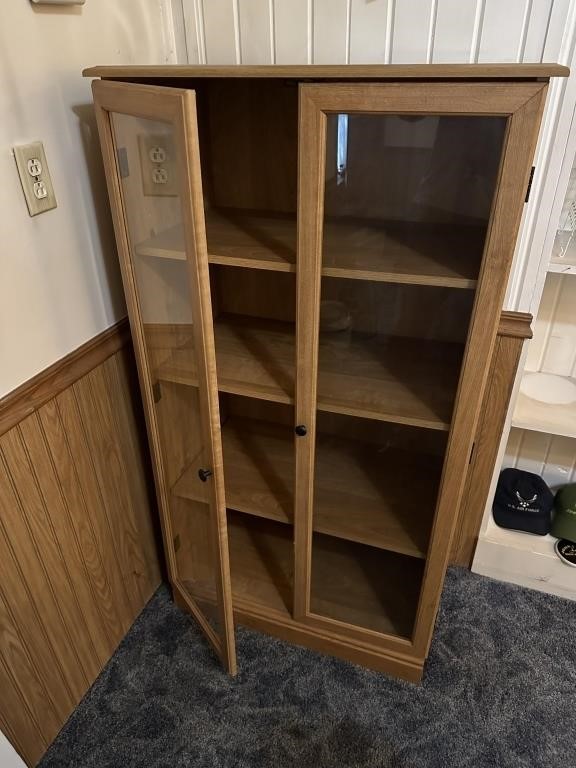 4-shelf pressed wood cabinet