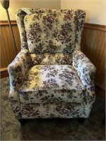 Floral pattern chair