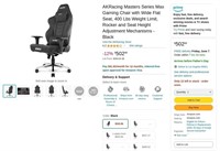 B5044  AKRacing Max Gaming Chair Black 400 Lbs.