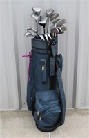 Assorted Ladies Golf Clubs with Bag