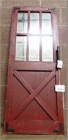 RED DOOR WOOD WALL HANGING