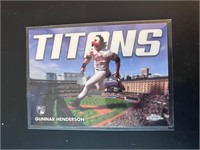 Gunnar Henderson Titans Rookie Card