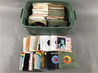 Approx 200 45 RPM Records Mixed Genres w/ Elvis