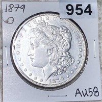 1879-O Morgan Silver Dollar CHOICE AU