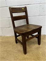 Childs Oak Side Chair