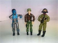 Hasbro Vintage 1980-90's GI Joe Figure 3-pack