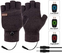 USB Heated Winter  Glove -BROWN