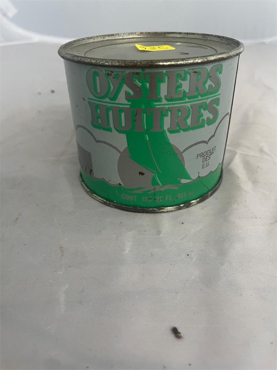 Fisher Sanford VA 277 12oz Oyster Huitres Can