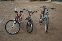 (3) Bicycles 20"-26"