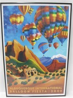 23" x 34" Framed & Numbered Balloon Fiesta Print