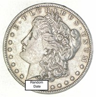 VF-XF 1878-1904 P/O/S Morgan Silver Dollar Coin