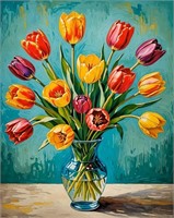 Sunlit Tulips in Vase I Limited EDT Van Gogh LTD