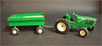 Ertl Green Tractor and Trailer