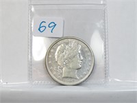 1908 O Barber Half Dollar 90% Silver